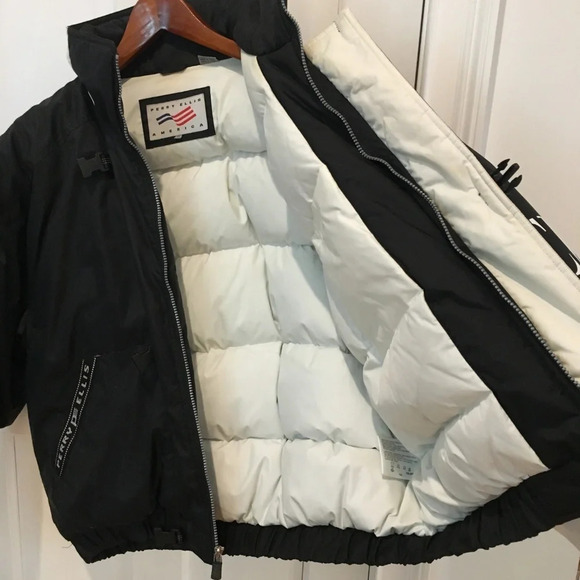 Vintage PERRY ELLIS AMERICA SPELL OUT DOWN JACKET - Picture 6 of 8